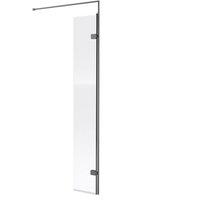 Balterley Wetroom Swing Shower Screen 300x1850mm in Silver