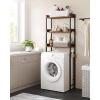 VASAGLE Over Toilet 3 Tier Storage Rack for Bathroom or Laundry in Brown