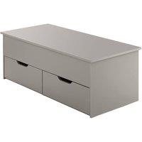 FORGEVIO Wooden Coffee Table with Lift-Up Top Storage Drawers Grey Table