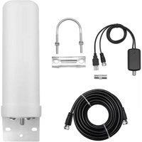SPETLEK 6000 Miles HDTV 1080P Outdoor HD 4K Digital TV Antenna in White