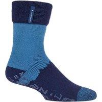 SOCKSHOP Heat Holders Men's 1 Pair Lounge Lite Socks in Navy | Size: 6-11