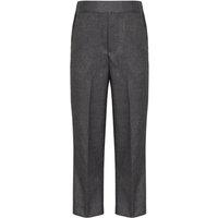 David Luke Men's Junior Pull Up School Trousers in Grey | Size: 21 inches