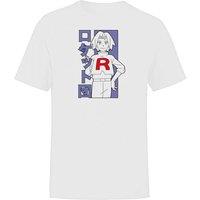 Pokemon Men's Akedo x Team Rocket James T-Shirt - White | Size: XL