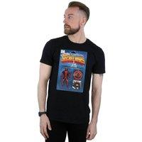 Marvel Men's Deadpool Secret Wars Action Figure T-Shirt in Black | Size: 2XL