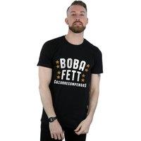 Star Wars Men's Boba Fett Legends Tribute T-Shirt in Black | Size: Medium