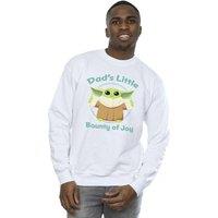 Star Wars Men's The Mandalorian Bounty Of Joy Sweatshirt in White | Size: Large