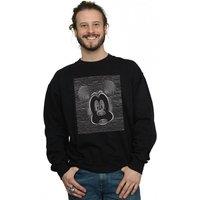 Disney Men's Mickey Mouse Magic Eye Sweatshirt in Black | Size: XL