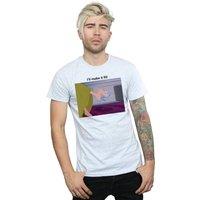 Disney Princess Men's Ill Make It Fit T-Shirt in Grey | Size: Small