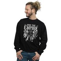 Star Wars Men's Support The Troops Sweatshirt in Black | Size: Large
