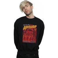 Looney Tunes Men's Invasion From Mars Sweatshirt in Black | Size: 3XL