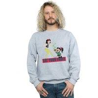 Disney Men's Wreck It Ralph Eat Your Fruit Sweatshirt in Grey | Size: Small