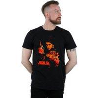 Star Wars Men's Solo Coloured Silhouette T-Shirt in Black | Size: Medium