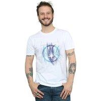 Marvel Men's Avengers Infinity War Guardian Lines T-Shirt in White | Size: Small