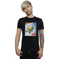 Elf Men's Snow Globe Poster T-Shirt in Black | Size: Medium