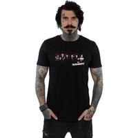 Marvel Men's Runaways Lineup T-Shirt in Black | Size: Medium