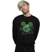 Disney Men's Mickey Mouse Be Kind Sweatshirt in Black | Size: XL