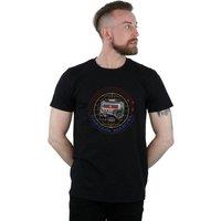 Marvel Men's Captain Pager T-Shirt in Black | Size: Small