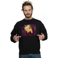 Disney Men's Tinker Bell Lock Squeeze Sweatshirt in Black | Size: 3XL