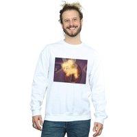 Disney Men's Tinker Bell Lock Squeeze Sweatshirt in White | Size: 2XL