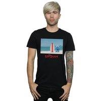 Disney Men's Lilo & Stitch Surf Beach T-Shirt in Black | Size: Small