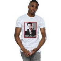 Marvel Men's Avengers Endgame Black Widow Poster T-Shirt in White | Size: Small