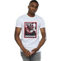 Marvel Men's Avengers Endgame Ant-Man Poster T-Shirt in White | Size: Small