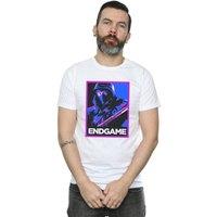 Marvel Men's Avengers Endgame Ronin Poster T-Shirt in White | Size: Small