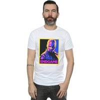 Marvel Men's Avengers Endgame Nebula Poster T-Shirt in White | Size: 5XL