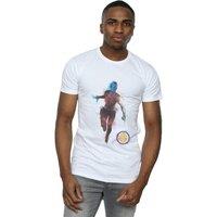 Marvel Men's Avengers Endgame Painted Nebula T-Shirt in White | Size: 4XL