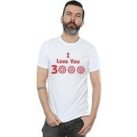 Marvel Men's Avengers Endgame I Love You 3000 Circuits T-Shirt in White | Size: Small