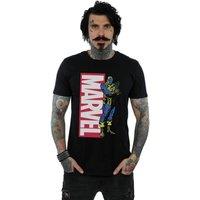 Marvel Men's Iron Man Pop Profile T-Shirt in Black | Size: Small