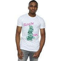 Disney Men's Frozen Trolls Rock On T-Shirt in White | Size: Small