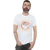 Disney Men's Frozen Olaf Sun On The Brain T-Shirt in White | Size: Small