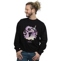 Disney Men's Mulan Dragon Fight Sweatshirt in Black | Size: Small