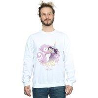 Disney Men's Mulan Dragon Fight Sweatshirt in White | Size: Medium