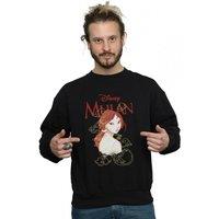 Disney Men's Mulan Dragon Sketch Sweatshirt in Black | Size: XL
