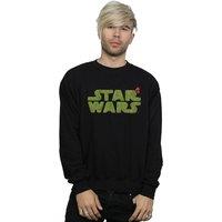 Star Wars Men's Cactus Logo Sweatshirt in Black | Size: XL