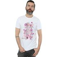 Disney Men's Maleficent Mistress Of Evil Aurora Rose Bush T-Shirt in White | Size: Small