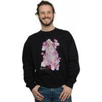Disney Men's Maleficent Mistress Of Evil Aurora Rose Bush Sweatshirt in Black | Size: XL