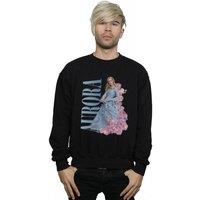 Disney Men's Maleficent Mistress Of Evil Aurora Homage Sweatshirt in Black | Size: 5XL