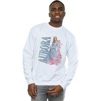 Disney Men's Maleficent Mistress Of Evil Aurora Homage Sweatshirt in White | Size: Large