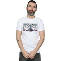 Disney Men's Coco Miguel Skeleton Hands T-Shirt in White | Size: Small