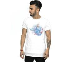 Disney Men's Frozen 2 Trust Your Journey T-Shirt in White | Size: 5XL