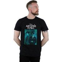 Disney Men's Artemis Fowl Holly Photo T-Shirt in Black | Size: Large