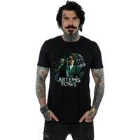Disney Men's Artemis Fowl Butler Poster T-Shirt in Black | Size: 5XL