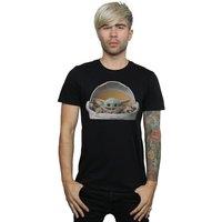 Star Wars Men's The Mandalorian The Child Pod T-Shirt in Black | Size: Large