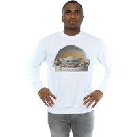 Star Wars Men's The Mandalorian The Child Pod Sweatshirt in White | Size: XL