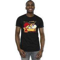 Looney Tunes Men's Lola Rabbit New Year T-Shirt in Black | Size: Small