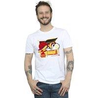 Looney Tunes Men's Lola Rabbit New Year T-Shirt in White | Size: Small