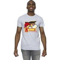Looney Tunes Men's Lola Rabbit New Year T-Shirt in Grey | Size: Small